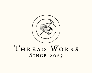 Needle Thread Sewing logo design