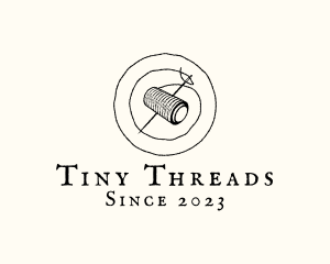 Needle Thread Sewing logo design