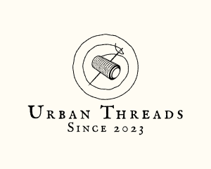 Needle Thread Sewing logo design