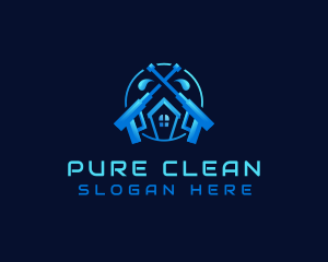 Power Washing Hydro Cleaning logo design