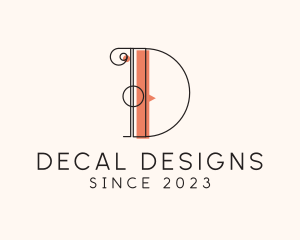 Interior Design Letter D logo design