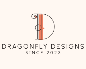 Interior Design Letter D logo design