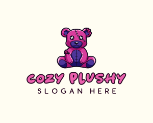 Teddy Bear Stuffed Toy logo design