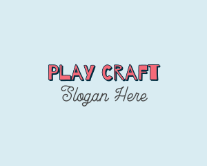 Playful Cartoon Wordmark logo design