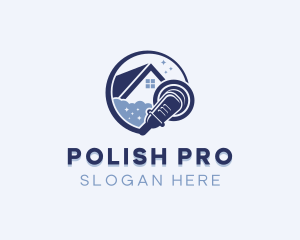 Polish - Cleaning Polishing Buffer logo design