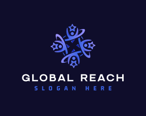 Reach - Unity Foundation Volunteer logo design