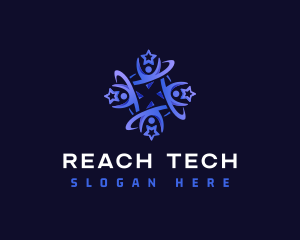 Reach - Unity Foundation Volunteer logo design