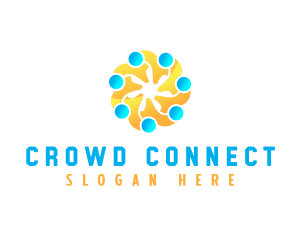 Crowd - Social Welfare Community Team logo design