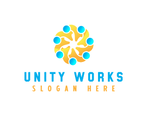 Collaboration - Social Welfare Community Team logo design