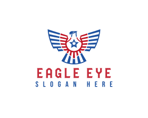 Eagle Veteran Pilot logo design