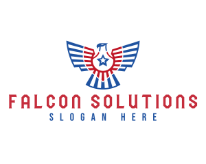 Eagle Veteran Pilot logo design