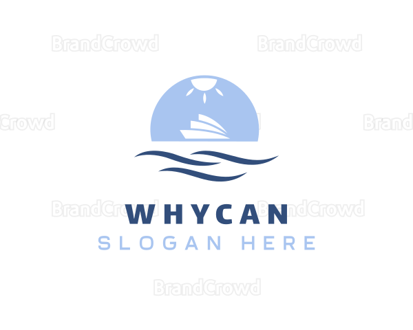 Ocean Cruise Travel Logo