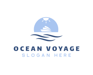 Cruise - Ocean Cruise Travel logo design