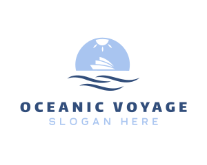 Cruise - Ocean Cruise Travel logo design