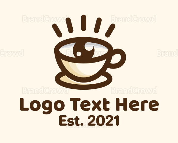 Brewed Coffee Eye Logo