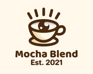 Mocha - Brewed Coffee Eye logo design