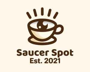 Saucer - Brewed Coffee Eye logo design