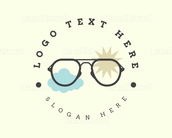 Beach Fashion Sunglass Logo