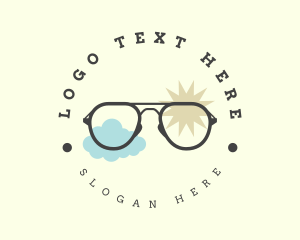 Eyeglass - Beach Fashion Sunglass logo design