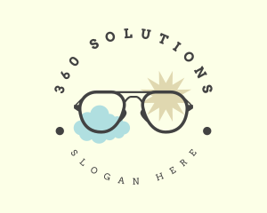 Beach Fashion Sunglass logo design