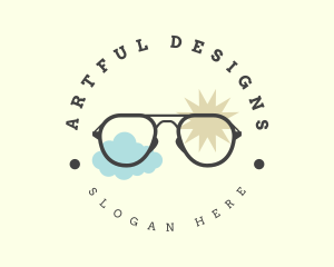 Beach Fashion Sunglass logo design