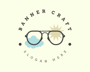 Beach Fashion Sunglass logo design