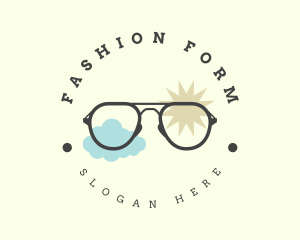 Beach Fashion Sunglass logo design