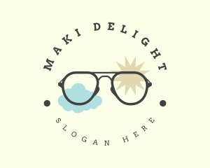 Beach Fashion Sunglass logo design