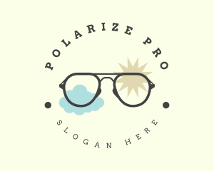 Polarizer - Beach Fashion Sunglass logo design