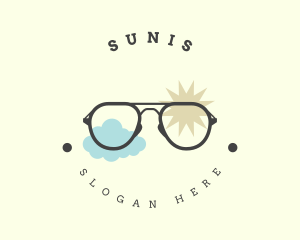 Beach Fashion Sunglass logo design