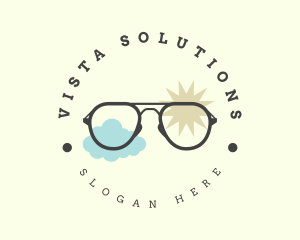 Beach Fashion Sunglass logo design