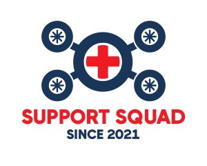 Help - Medical Ambulance Drone logo design