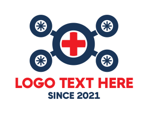Drone - Medical Ambulance Drone logo design