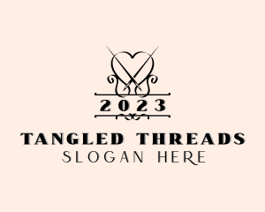 Needle Thread Yarn logo design