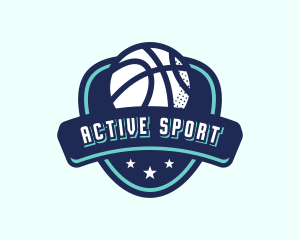 Player - Basketball Sport League logo design