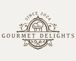 Gourmet Cuisine Restaurant logo design