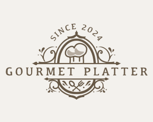 Gourmet Cuisine Restaurant logo design