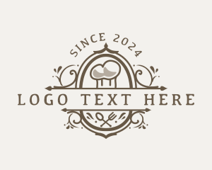 Vintage - Gourmet Cuisine Restaurant logo design
