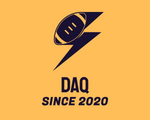 Electrical - Football Lightning Bolt logo design
