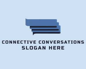 Dialogue - Social Speech Bubble logo design