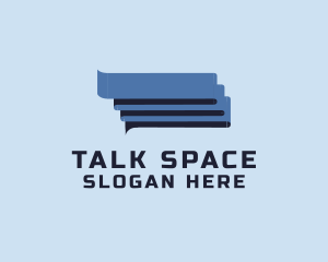 Conversation - Social Speech Bubble logo design