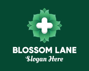 Green Flower Medical Pharmacy logo design