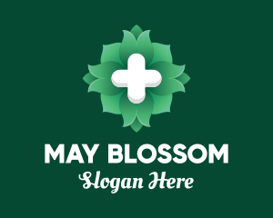 Green Flower Medical Pharmacy logo design