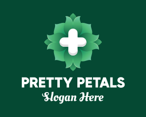 Green Flower Medical Pharmacy logo design