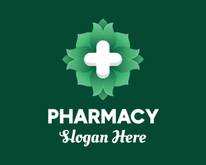Green Flower Medical Pharmacy logo design