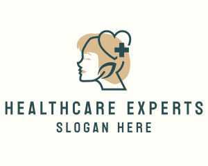 Woman Mental Healthcare logo design