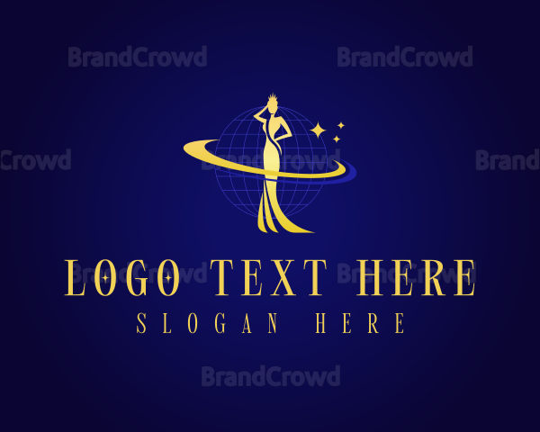 Beauty Queen Pageant Logo