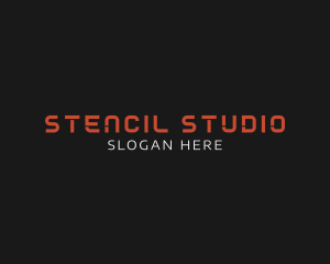 Stencil Tech Brand logo design