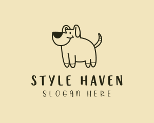 Dog Pet Grooming Logo