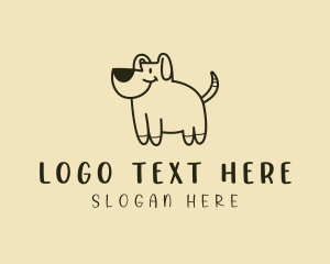 Dog Pet Grooming Logo